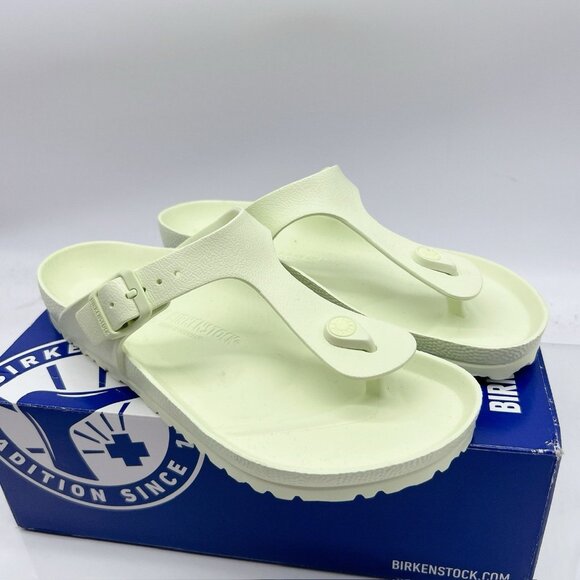 Birkenstock Gizeh Essentials Sandals Faded Lime EVA EU 41 Womens US 10- 10.5 R - Picture 2 of 10